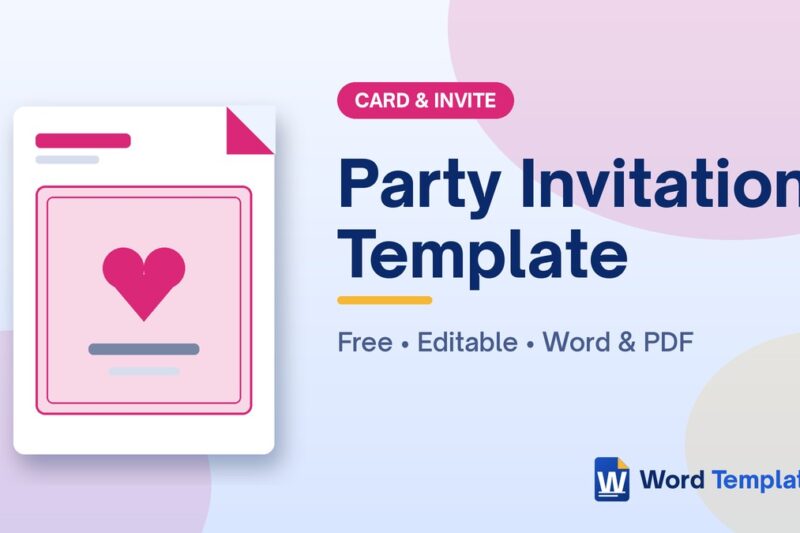 6+ Free Party Invitation Templates