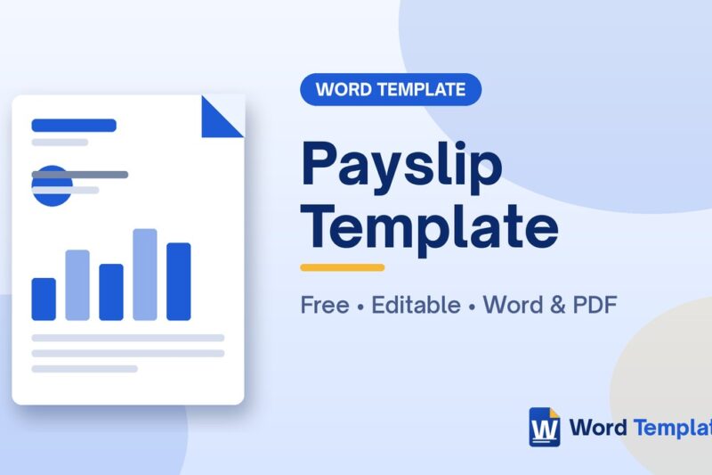 Free Payslip Template for Word