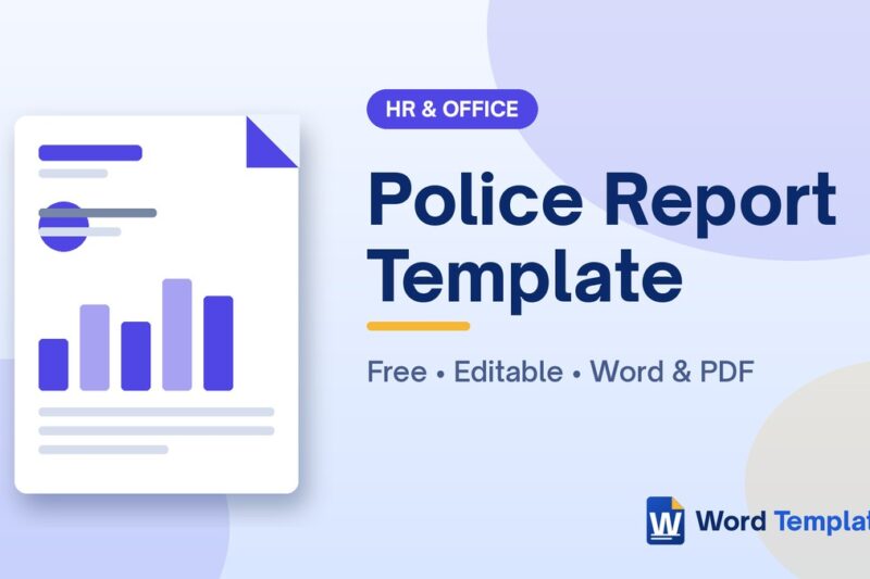 6 Free Police Report and Incident Report Templates