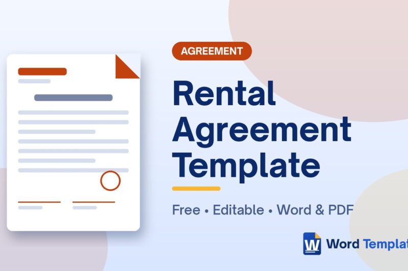 6 Free Rental Agreement Templates for Word