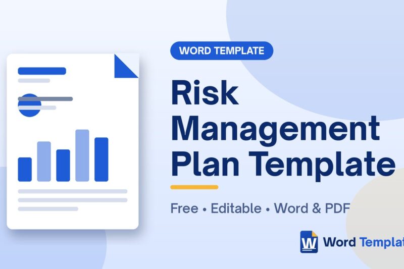 Free Risk Management Plan Template for Word
