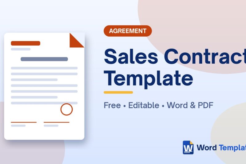 Sales Contract Template