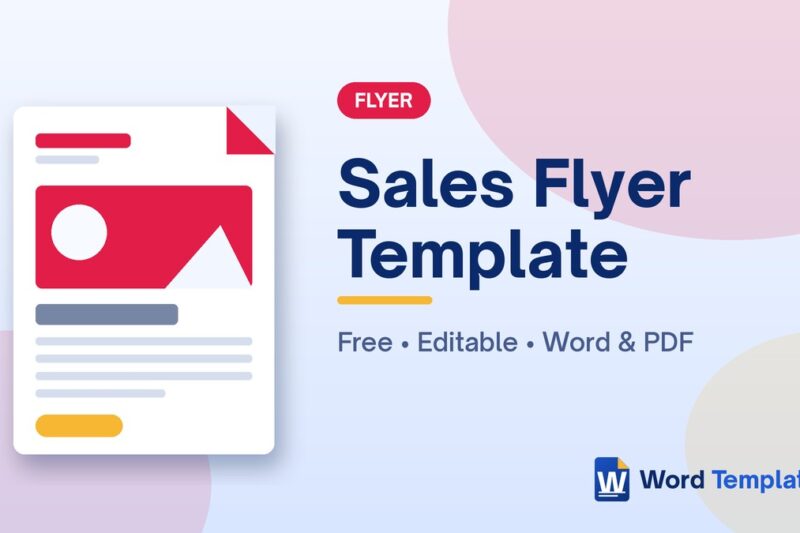 8 Free Sales Flyer Templates