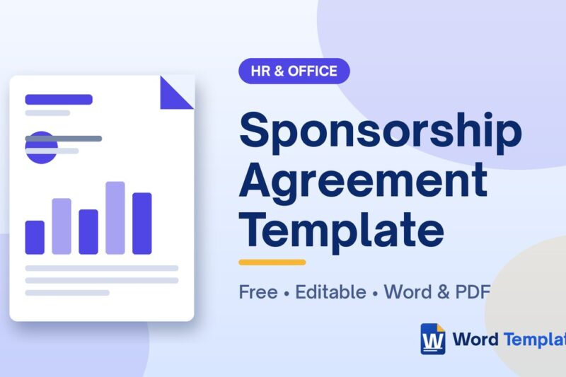 5 Free Sponsorship Agreement Templates