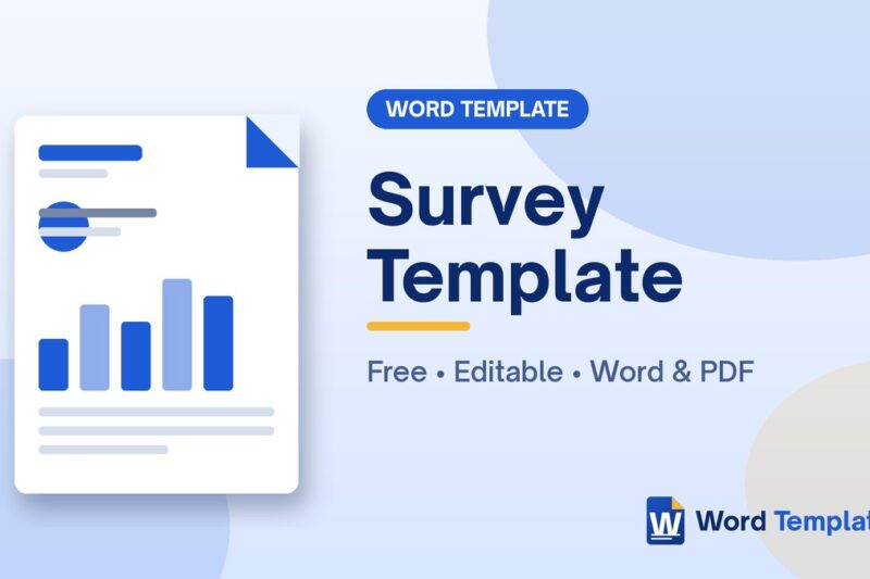 Free Sample Survey Template and Questionnaire Guide