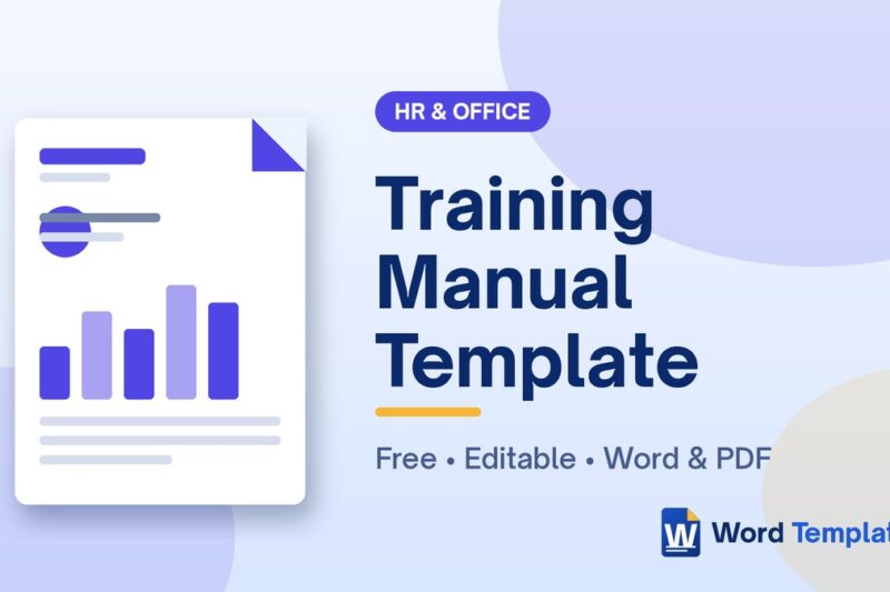 5 Free Training Manual Templates for Word