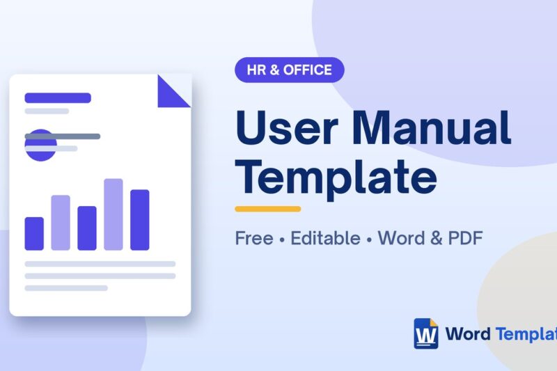 6 Free User Manual Templates