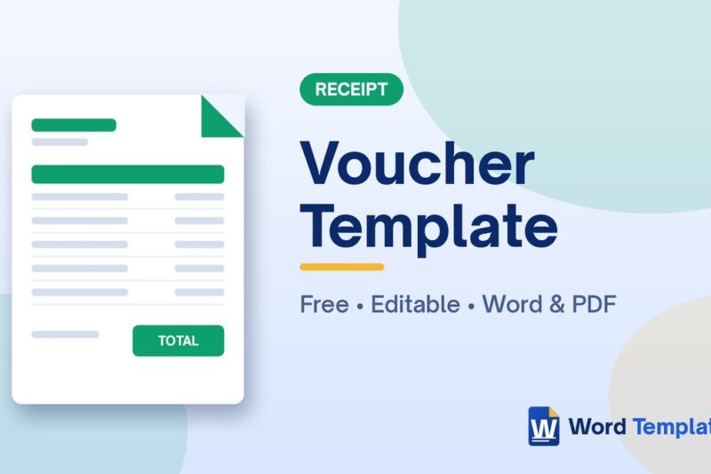 7 Free Voucher Templates for Word and PDF
